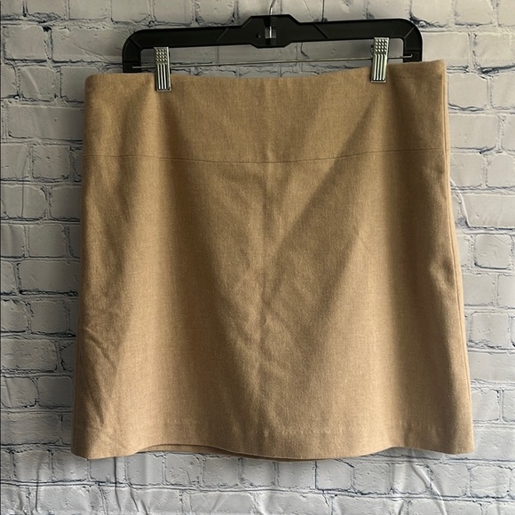 Banana republic tan tweed skirt women’s‎ size 14 - Picture 1 of 3